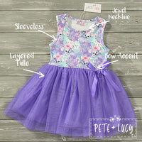 NEW Blooming Koalas Sleeveless Tulle Dress