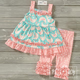 NEW Charming Chicken Capri Set