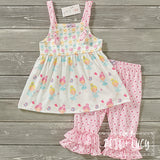 NEW Garden Fairy Ruffle Capri Set