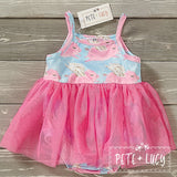 NEW Oink on High Infant Girl Tulle Romper