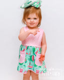 NEW Pink Watermelon Sleeveless Dress