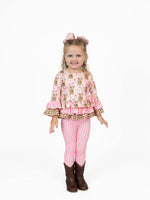 NEW Cows & Rosess Long Sleeve Pants Set