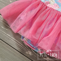 NEW Oink on High Infant Girl Tulle Romper