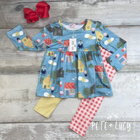 Clearance 3 Little Pigs Long Sleeve Pants Set