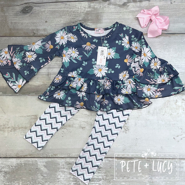 Daisy Does Ruffle Tunic Pants Set