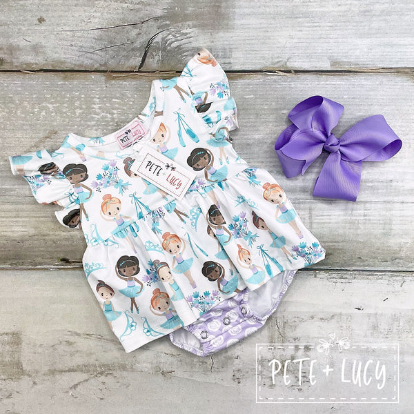 Dream of Dancing Infant Ruffle Romper