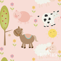 NEW Fun On The Farm Long Sleeve Pocket Dress