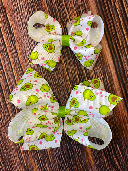 Wee Ones Avocado Hair Bows