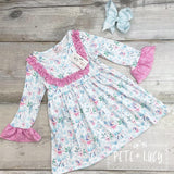 NEW Winter Fairy Long Sleeve Ruffle Dress