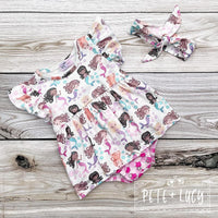 Mermaid Magic Infant Girls Romper