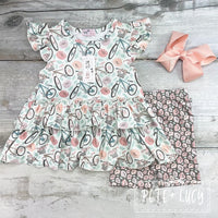 Beautiful Ride Ruffle Tunic & Shorts Set