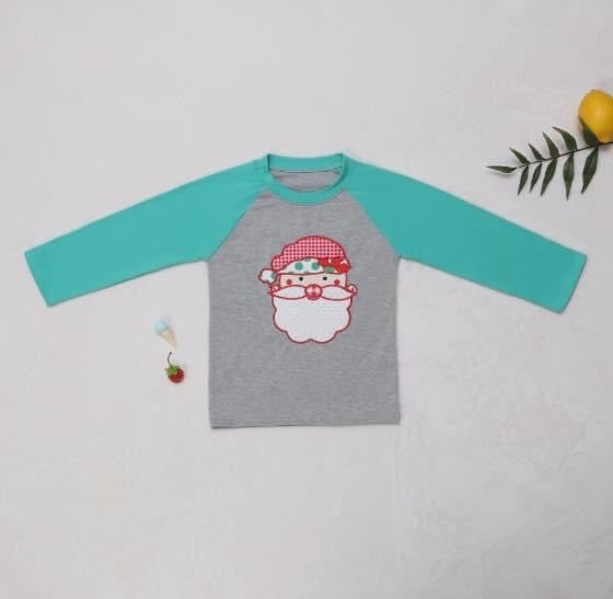 Unisex Santa Raglan from Pink Santa set Clearance