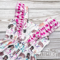 Girls Mermaid Magic Romper