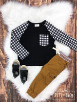 Classy Christmas Boys Long Sleeve Raglan Clearance