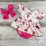 Blown Away Blooms Infant Romper