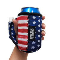 Lit Handlers Merica 12 Oz Stubby Regular Can Handler