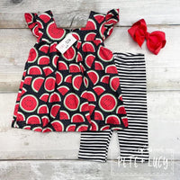 Wacky Watermelon Long Capris Set