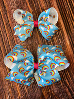 Wee Ones Rainbow Skies Bows