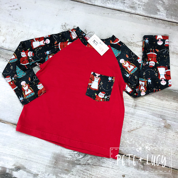 Boys Claus Family Raglan